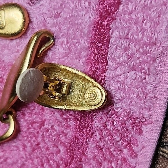 AK ANNE KLEIN set Vintage  necklace with clip-on earrings - Picture 4 of 6